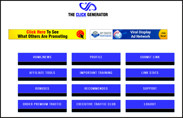 The Click Generator Members Area Sneak Peek