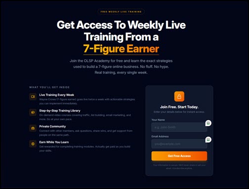 Free OLSP Account
